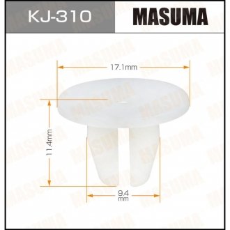 Клипса (кратно 50) MASUMA KJ-310 (фото 1)