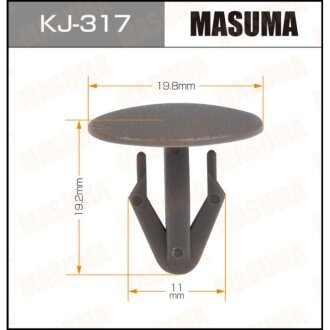 Фото автозапчастини кліпса кріплення MASUMA KJ317