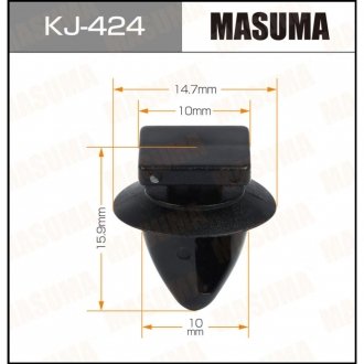 Клипса (кратно 10) MASUMA KJ424 (фото 1)