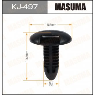 Клипса (кратно 50) MASUMA KJ-497 (фото 1)