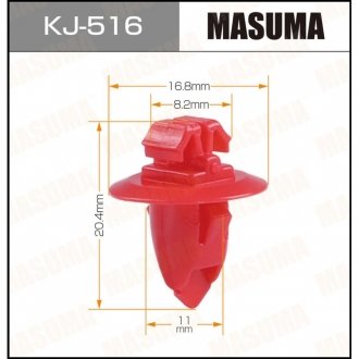 Клипса (кратно 5) MASUMA KJ516 (фото 1)