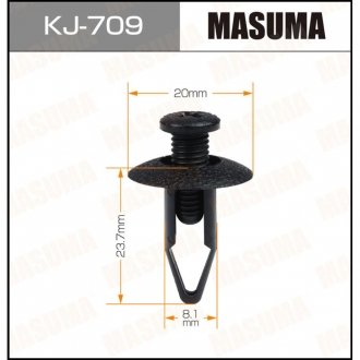 Клипса автомобильная [уп.50] MASUMA KJ709