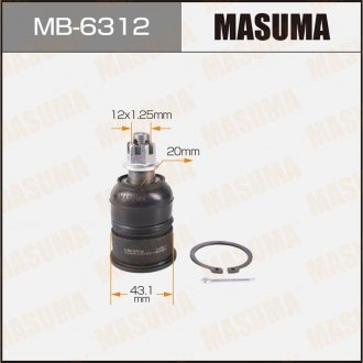 Опора шаровая MASUMA MB6312 (фото 1)