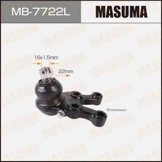 Опора шаровая передн нижн левая MITSUBISHI L200 MASUMA MB7722L (фото 1)