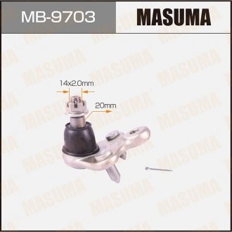 Опора шаровая MASUMA MB9703 (фото 1)
