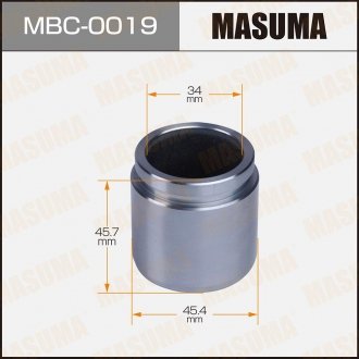 Поршень суппорта MASUMA MBC0019 (фото 1)