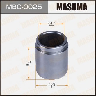Поршень суппорта MASUMA MBC0025