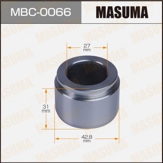 Поршень суппорта d-42.8 P433101 передн LEXUS GS (MBC-0066) MASUMA MBC0066 (фото 1)