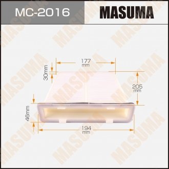 Фильтр салона MASUMA MC2016 (фото 1)