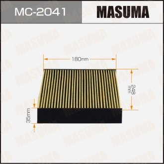 Фильтр салона MASUMA MC2041 (фото 1)