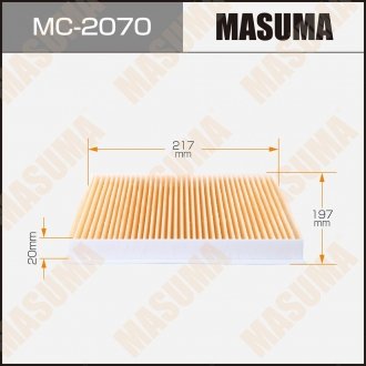 Фильтр салона MASUMA MC2070 (фото 1)
