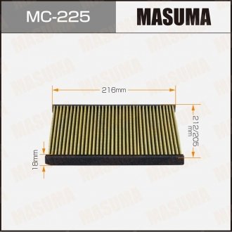 Фильтр салона AC-102E MASUMA MC225 (фото 1)