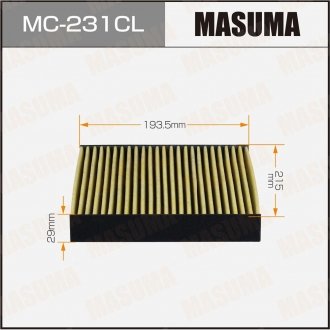 Фильтр салона MASUMA MC231CL