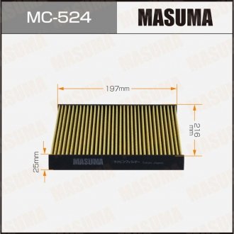 Фильтр салона AC-401E MASUMA MC524 (фото 1)
