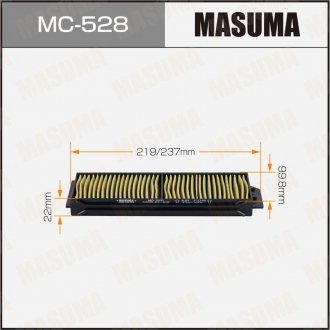 Фильтр салона MAZDA 5 (CW) 2.0, 1.6 CD, 1.8 MZR (10-15)/MAZDA 6 (2 шт) MASUMA MC528 (фото 1)