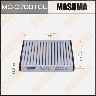 Фильтр салона угольный SUZUKI SX4, SWIFT/ RS413 MASUMA MCC7001CL (фото 1)