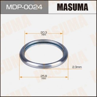 Кольцо уплотнительное сливной пробки MASUMA MDP0024 (фото 1)