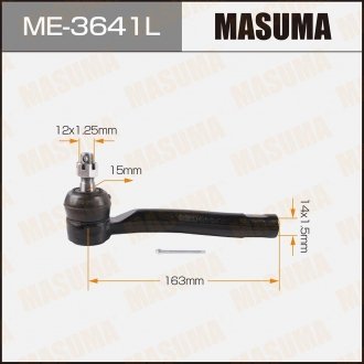 Фото автозапчасти наконечник рулевой тяги out TOYOTA COROLLA/ NZE12#, ALTIS/ CE121, WISH/ ANE10, Z MASUMA ME3641L (фото 1)