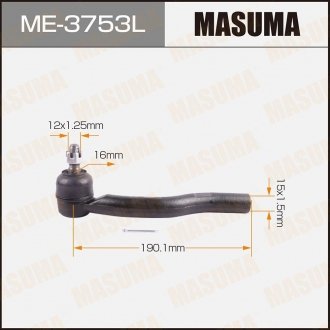 Наконечник рулевой MASUMA ME3753L (фото 1)