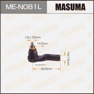Наконечник рулевой MASUMA MEN081L (фото 1)