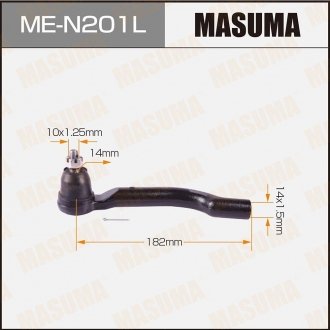 Наконечник рулевой MASUMA MEN201L