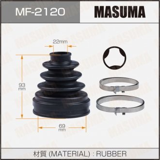 Пыльник ШРУСа внутреннего Toyota Corolla (00-06), RAV 4 (00-05) MASUMA MF2120 (фото 1)