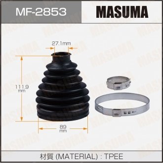 Пыльник ШРУСа MASUMA MF2853 (фото 1)