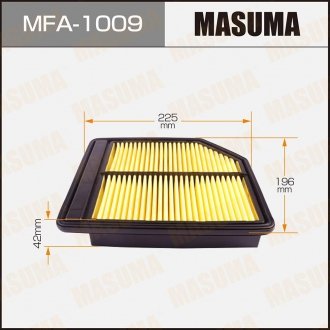 Фильтр воздушный A-886V MASUMA MFA1009 (фото 1)