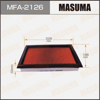 Фильтр воздушный MASUMA MFA2126 (фото 1)