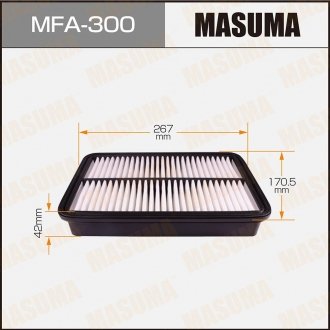 Фильтр воздушный TOYOTA COROLLA 1.8 (01-07) MASUMA MFA300