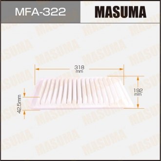 Фильтр воздушный A-199 MASUMA MFA322 (фото 1)