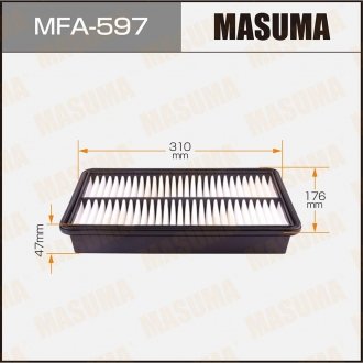 Фильтр воздушный MASUMA MFA597 (фото 1)