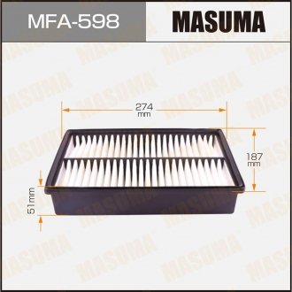 Фильтр воздушный MASUMA MFA598 (фото 1)