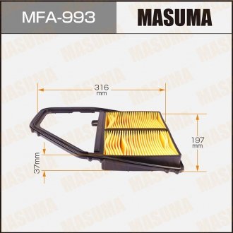 Фильтр воздушный HONDA FR-V (BE) 1.7 (BE1) (04-09) MASUMA MFA993 (фото 1)