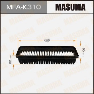 Фильтр воздушный I10 1.1 G4HG,D3FA 08-11 MASUMA MFAK310
