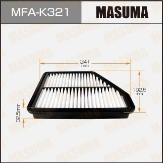 Фильтр воздушный A9315 HYUNDAI/ MATRIX/ V1500 V1600 V1800 01- MASUMA MFAK321 (фото 1)
