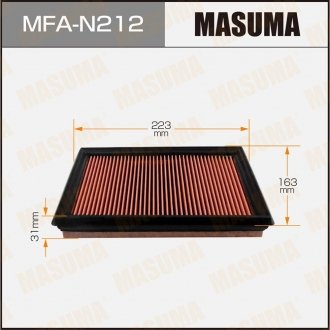Фильтр воздушный MASUMA MFAN212 (фото 1)