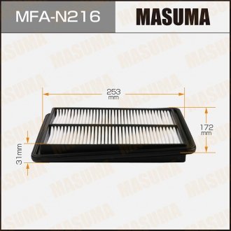 Фильтр воздушный MASUMA MFAN216 (фото 1)