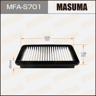 Фильтр воздушный SUZUKI/ SX4/ YA11SYB11SYC11S 06- MASUMA MFAS701