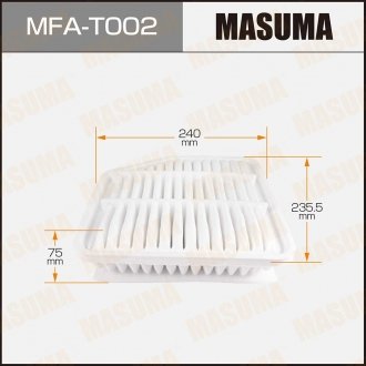 Фильтр воздушный MASUMA MFAT002 (фото 1)