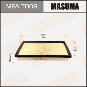 Фильтр воздушный MASUMA MFAT009 (фото 1)