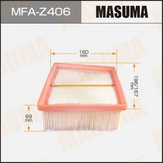 Фильтр воздушный MAZDA/ MAZDA2 07- MASUMA MFAZ406