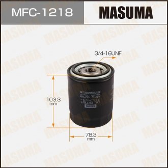Фильтр масляный Nissan Almera, Primera (-02) 1.4, 1.6 MASUMA MFC1218 (фото 1)