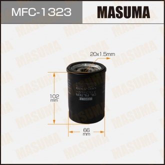 Фильтр масляный HONDA CIVIC IX MASUMA MFC1323 (фото 1)