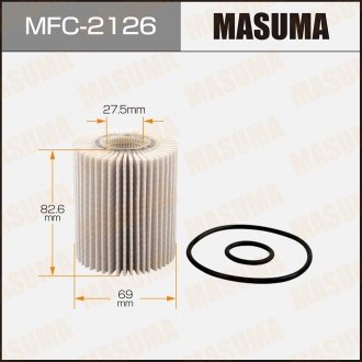 Фильтр масляный TOYOTA RAV_4 IV MASUMA MFC2126 (фото 1)