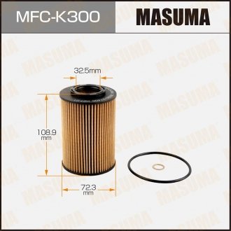 Фильтр масляный OE9304 MASUMA MFCK300 (фото 1)