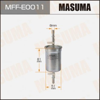 Фильтр топливный Ford Focus (-05)/ Mazda 3 (03-13) MASUMA MFFE0011 (фото 1)