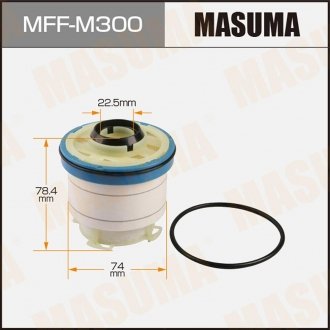 Фильтр топливный Mitsubishi L200 (15-), Pajero Sport (15-)/ Toyota Hilux (12-) (MASUMA MFFM300 (фото 1)