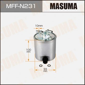 Фильтр топливный QASHQAI, MURANO / M9R, YD25DDTI MASUMA MFFN231 (фото 1)