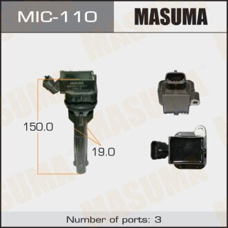 Фото автозапчасти катушка-провод 4ZZFE Corolla AE111, CDE110, CE110, EE111, WZE110, ZZE11 99-02 MASUMA MIC110